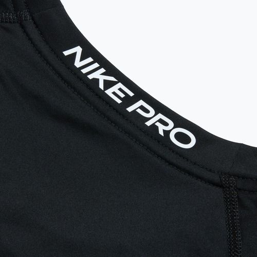 Мъжка тренировъчна тениска Nike Pro Dri-FIT Slim SS черно/бяло