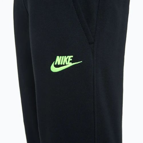 Детски панталон Nike Sportswear Club Fleece black / volt