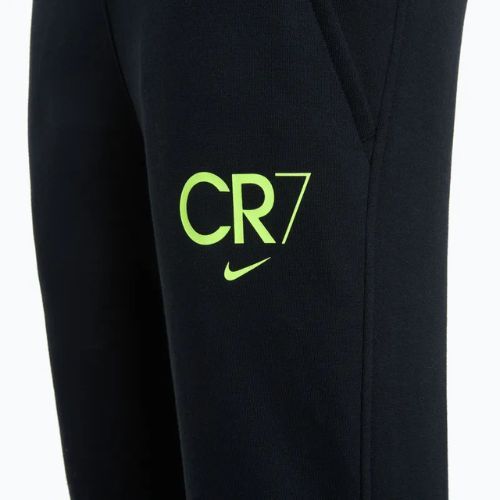 Детски панталони Nike CR7 Club Fleece black / volt