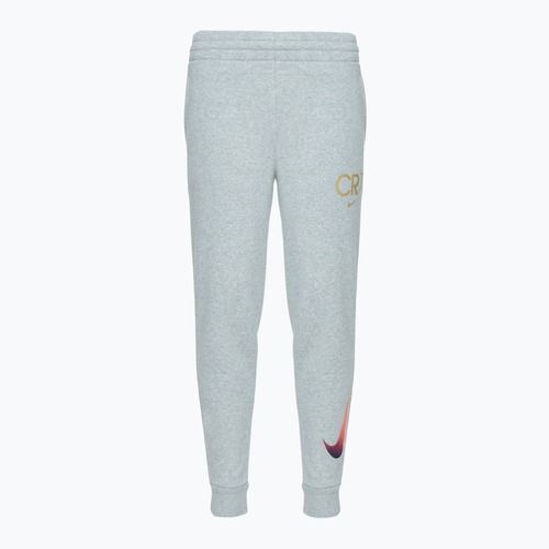 Детски панталони Nike CR7 Club Fleece light smoke grey / heather / metallic gold