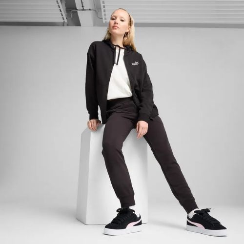 Дамски суитшърт Puma ESS Small No. 1 Logo Comfort Full-Zip puma black