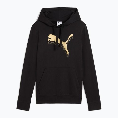 Дамски суитшърт PUMA ESS Metalic Hoodie TR puma black/metallic gold