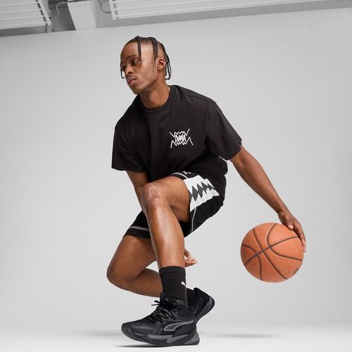 Мъжка баскетболна тениска Puma Jaws Core Tee II puma black