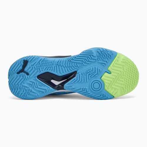 Мъжки спортни обувки на закрито PUMA Solarstrike III luminous blue/club navy/fizzy apple