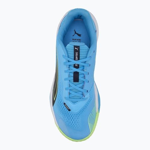Мъжки спортни обувки на закрито PUMA Solarstrike III luminous blue/club navy/fizzy apple