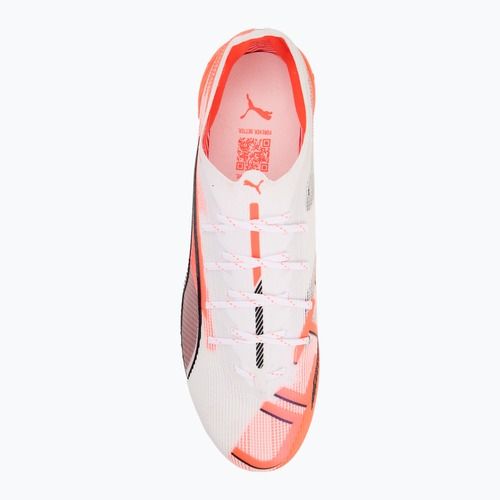 Мъжки футболни обувки PUMA Ultra 5 Ultimate FG puma white/puma black/glowing red