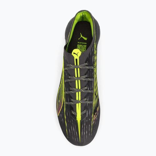 Мъжки футболни обувки PUMA Ultra 5 Ultimate FG matte aged silver/yellow alert/sun struck