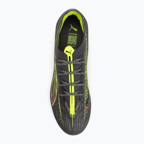 Мъжки футболни обувки PUMA Ultra 5 Pro FG/AG matte aged silver/yellow alert/sun struck