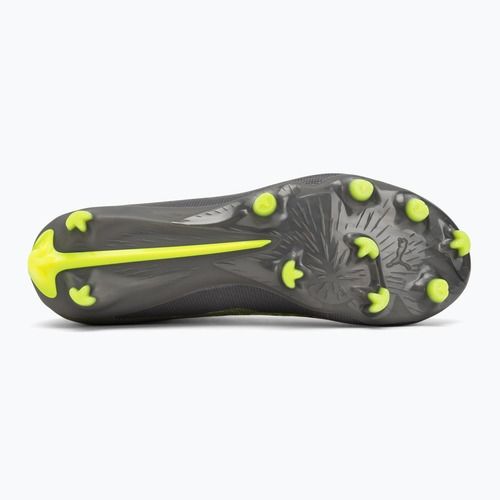 Мъжки футболни обувки PUMA Ultra 5 Match+ FG/AG matte aged silver/yellow alert/puma aged silver