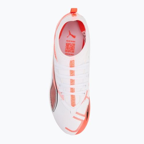 Детски футболни обувки PUMA Ultra 5 Play FG/AG Jr matte aged silver/yellow alert/puma aged silver