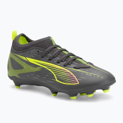 Детски футболни обувки PUMA Ultra 5 Match FG/AG Jr puma white/puma black/glowing red