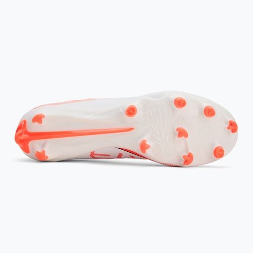 Мъжки футболни обувки PUMA Ultra 5 Play+ FG/AG puma white/puma black/glowing red