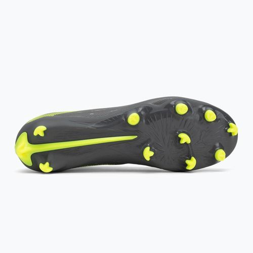 Мъжки футболни обувки PUMA Ultra 5 Play+ FG/AG matte aged silver/yellow alert/puma aged silver