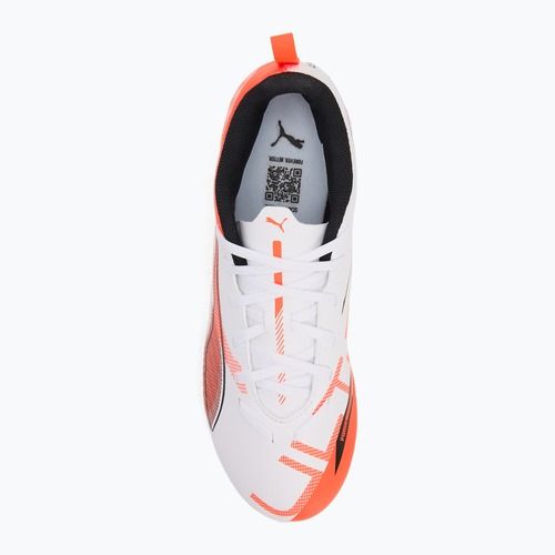 Детски футболни обувки PUMA Ultra 5 Play IT Jr. matte aged silver/yellow alert/puma aged silver
