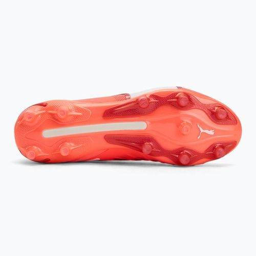 Мъжки футболни обувки PUMA King Ultimate FG/AG glowing red/puma white/red fire