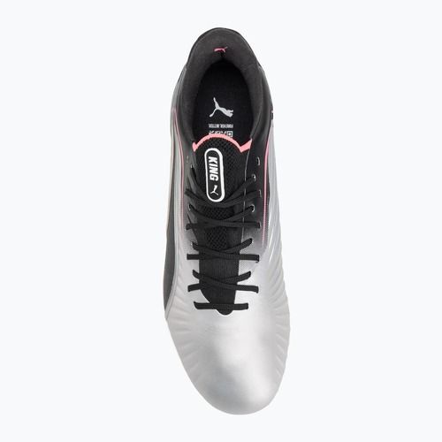 Мъжки футболни обувки PUMA King Ultimate FG/AG puma silver/puma black/sun struck/puma white