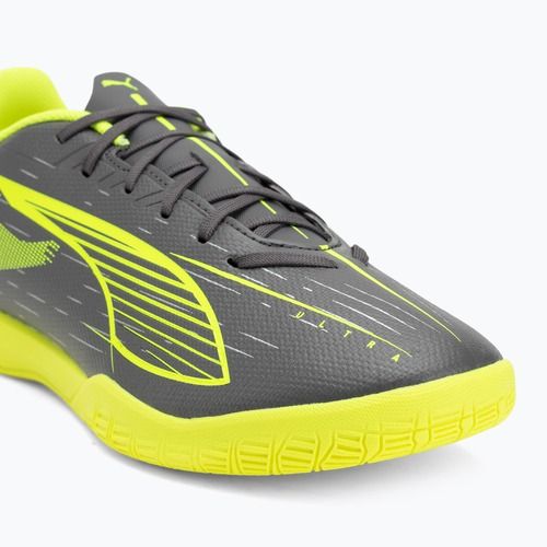 Мъжки футболни обувки PUMA Ultra 5 Play IT matte aged silver/yellow alert/puma aged silver