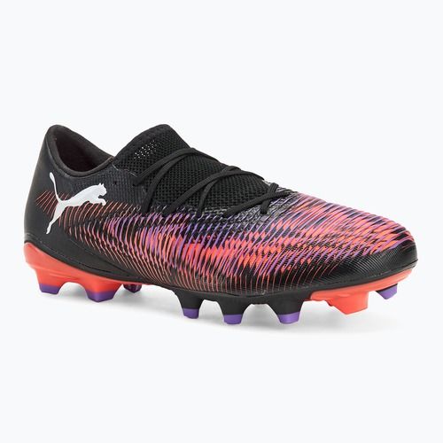 Мъжки футболни обувки PUMA Future 8 Match Low FG/AG puma black/ puma white/ glowing red
