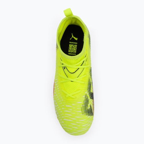 Детски футболни обувки PUMA Future 8 Match TT + Mid yellow alert/ puma black/ sun struck