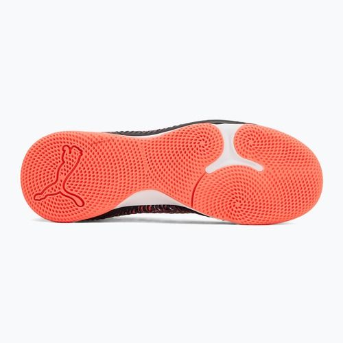 Детски футболни обувки PUMA Future 8 Match IT + Mid puma black/ puma white/ glowing red