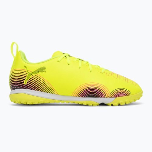 Детски футболни обувки PUMA Future 8 Play TT + Mid yellow alert/ puma black/ sun struck