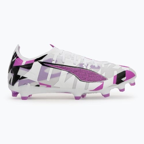 Мъжки футболни обувки PUMA Ultra 5 Match Forever FG/AG puma white/pure magenta/feather gray/puma black
