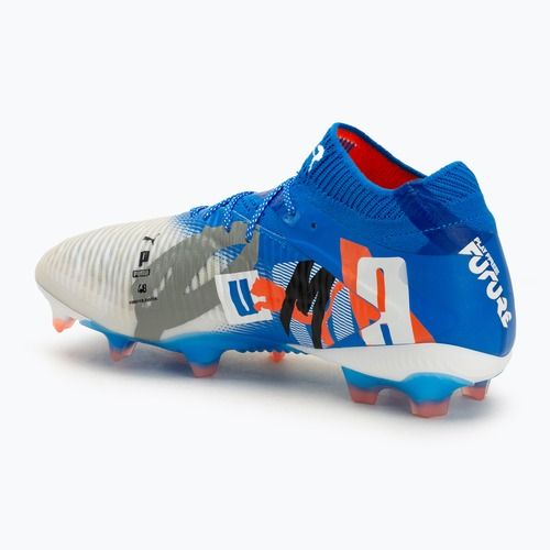 Мъжки футболни обувки PUMA Future 8 Ultimate Forever FG white/ultra blue/feather gray/puma black/glowing red