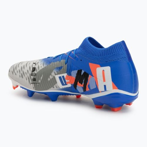 Мъжки футболни обувки PUMA Future 8 Match Forever FG/AG white/ultra blue/feather gray/puma black/glowing red