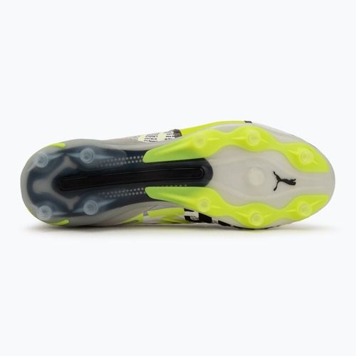 PUMA King Ultimate Forever FG/AG мъжки футболни обувки feather gray/electric lime/puma white/flat light gray