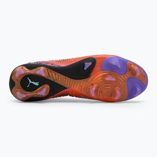 Мъжки футболни обувки PUMA Future 8 Ultimate Creativity FG orange poppy/dark amethyst/electric peppermint/black