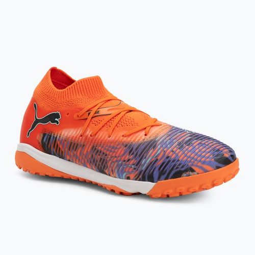 Детски футболни обувки PUMA Future 8 Match Creativity TT orange poppy/black/dark amethyst/electric peppermint