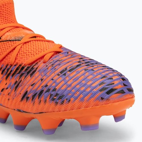 Детски футболни обувки PUMA Future 8 Match Creativity FG/AG Jr orange poppy/puma black/dark amethyst
