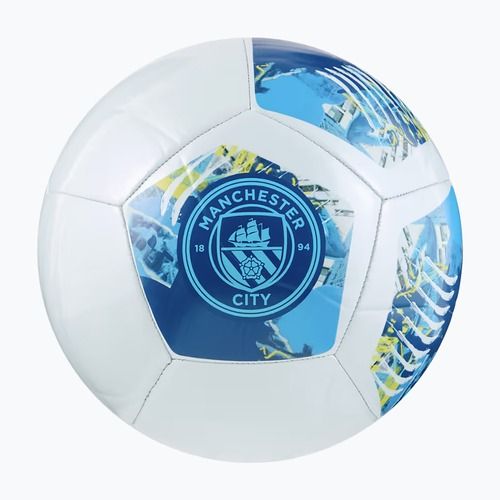PUMA MCFC ftblNRGY blazing blue/bright aqua размер 5 футбол