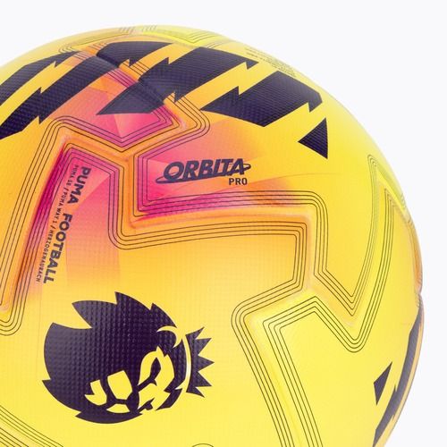 PUMA Orbita Pro PL Lights FIFA Quality fluo yellow/multicolor футболен размер 5