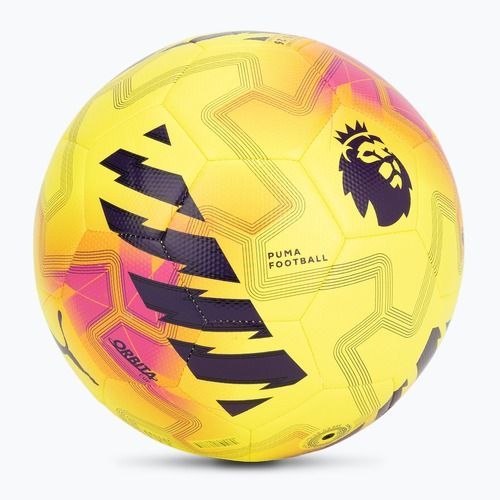 PUMA Orbita Cup PL Lights fluo yellow/multicolor размер 5 футбол