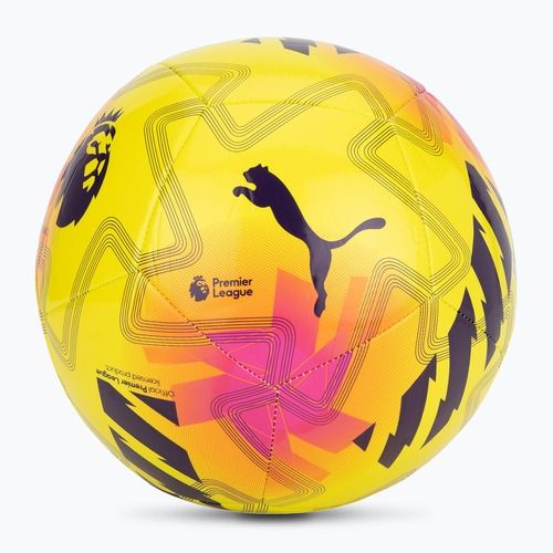 PUMA Orbita Cup PL Lights fluo yellow/multicolor размер 5 футбол
