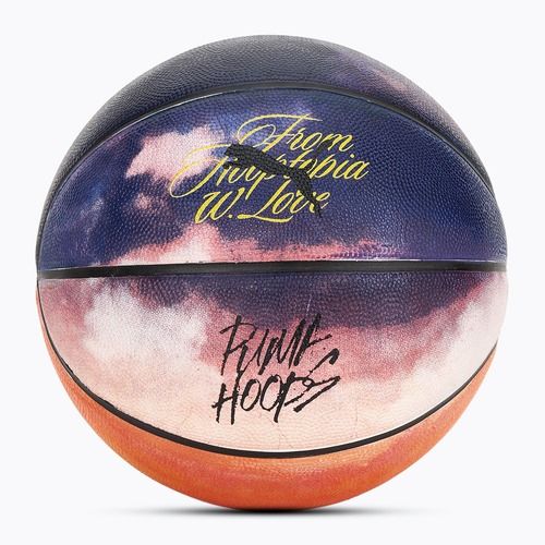PUMA Hooptopia Sunset Баскетболен пламък оранжево/пума черно/многоцветен размер 7