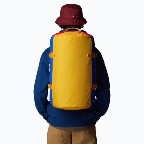 Пътна чанта The North Face Base Camp Duffel S 50 л tnf blue/tnf red/summit gold