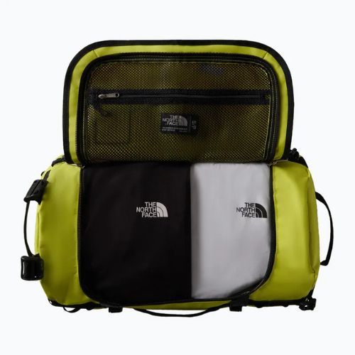 Пътна чанта The North Face Base Camp Duffel S 50 l sulphur spring green/tnf black