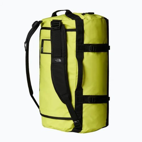 Пътна чанта The North Face Base Camp Duffel S 50 l sulphur spring green/tnf black