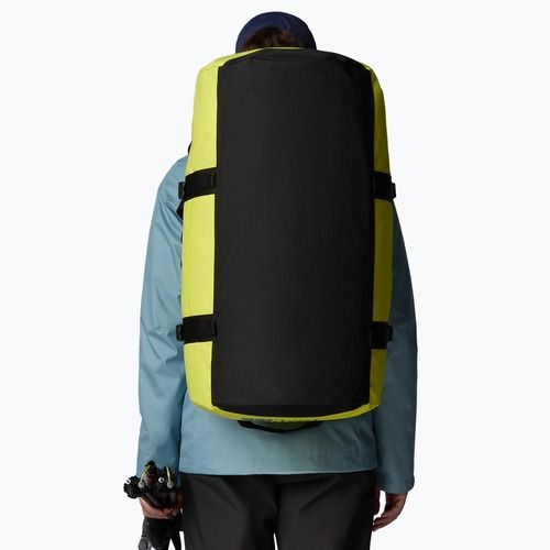 Пътна чанта The North Face Base Camp Duffel M 71 l sulphur spring green/tnf black
