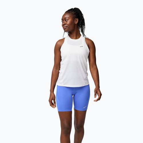 Дамски потник за бягане Brooks Sprint Free Tank 3.0 white