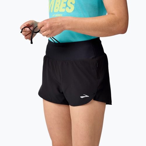 Дамски къси панталони за бягане Brooks Chaser 3" 2.0 black