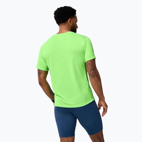 Мъжка тениска за бягане Brooks Distance 3.0 neo limeade/brooks logo