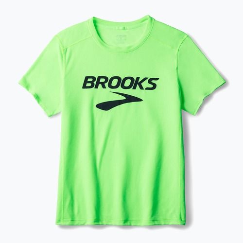 Мъжка тениска за бягане Brooks Distance 3.0 neo limeade/brooks logo