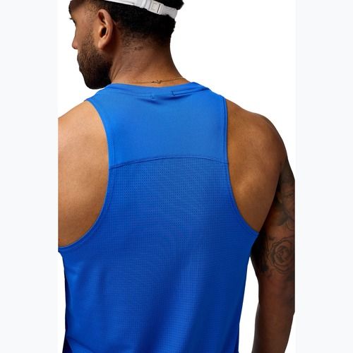 Мъжки спортен екип Brooks Atmosphere Singlet 3.0 за бягане neo blue