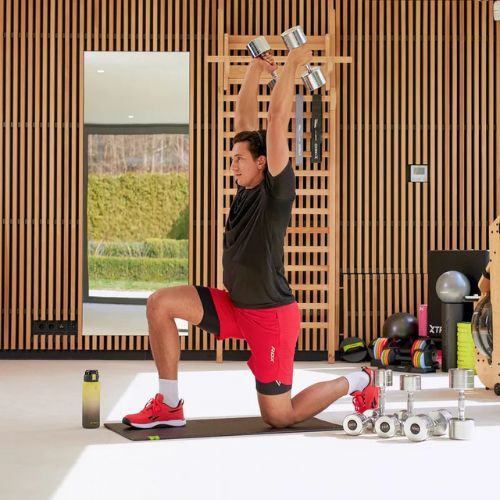 Хромирани дъмбели XTREXO 2x9 kg silver