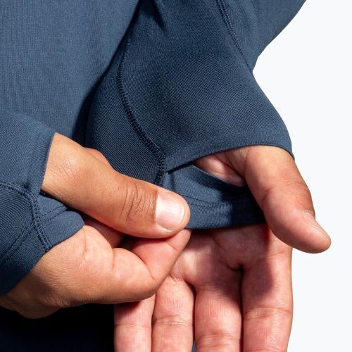 Мъжки потник за бягане Brooks Dash 1/2 Zip 2.0 blue slate