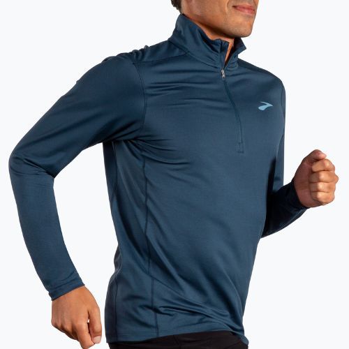 Мъжки потник за бягане Brooks Dash 1/2 Zip 2.0 blue slate