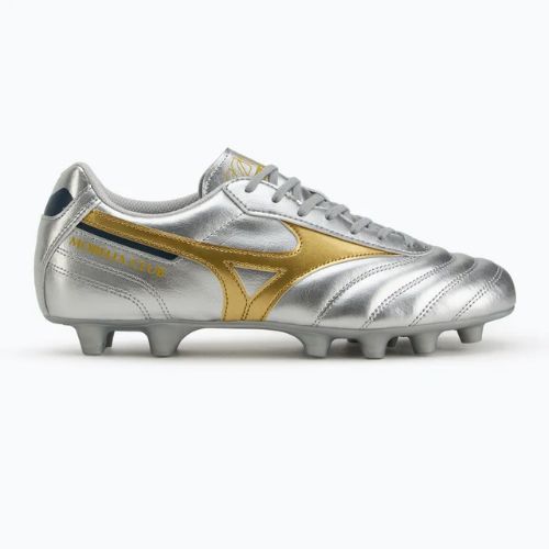 Мъжки футболни обувки Mizuno Morelia II Club Md galaxy silver/gold/gold